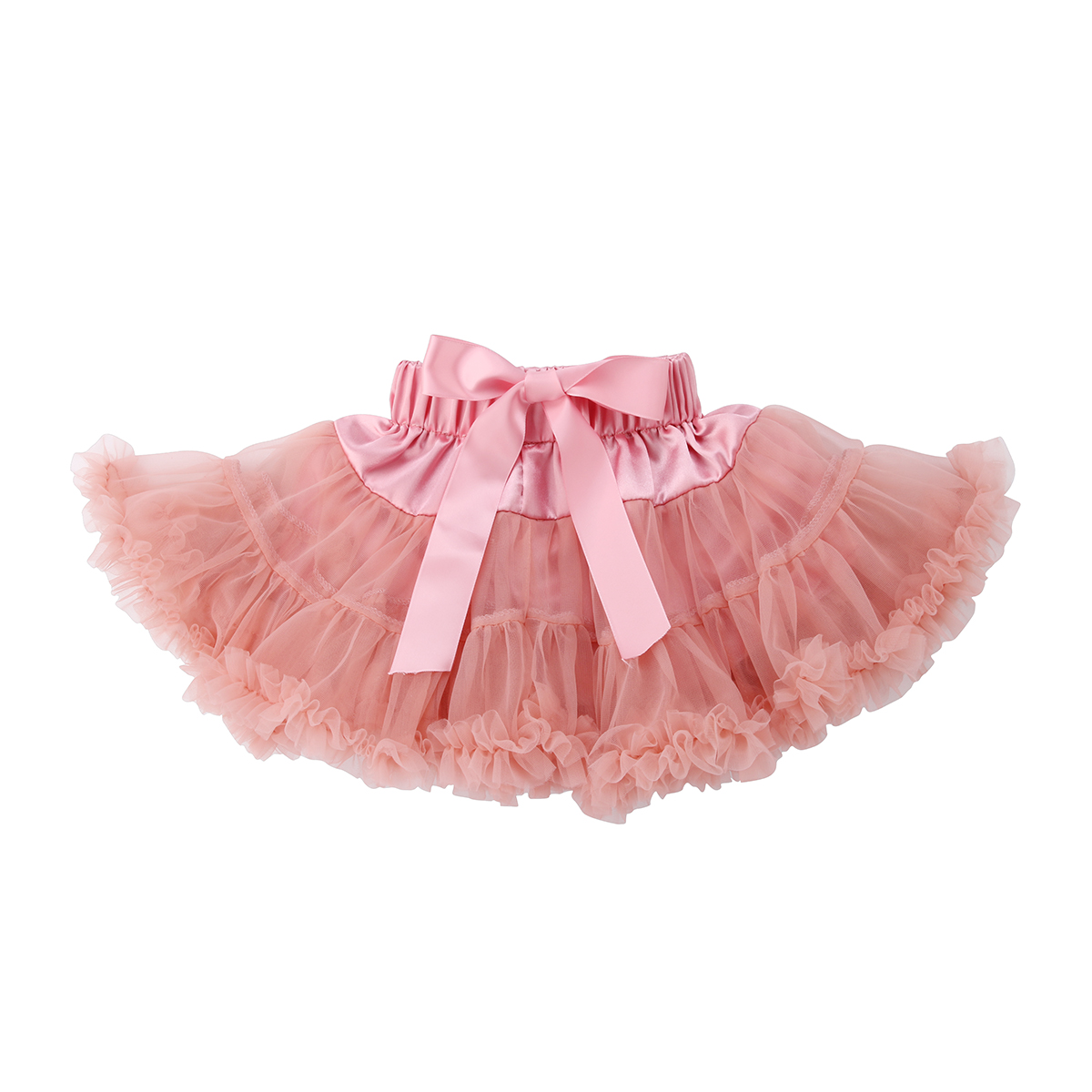 Nieuw cute Kids Meisjes Rok Prinses Geplooide Pluizige rok Petti boog kant rok Party Dance Tutu rok