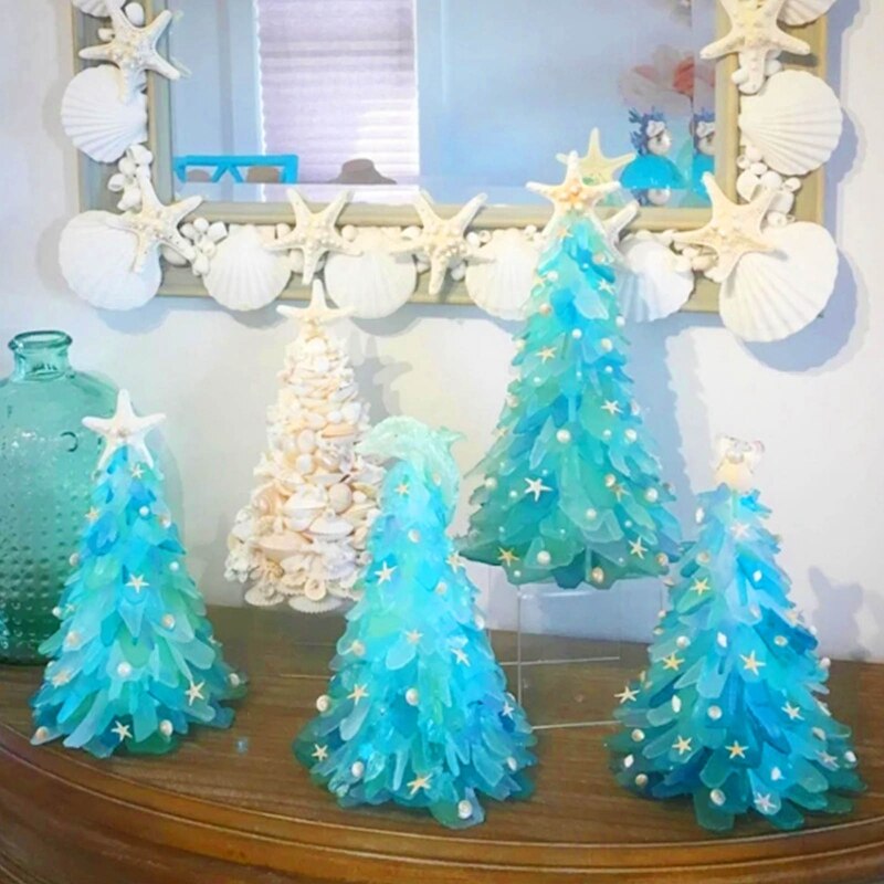 Kerstboom Sapphire Blue Mini Kunstmatige Kerstboom Kerstversiering Voor Thuis