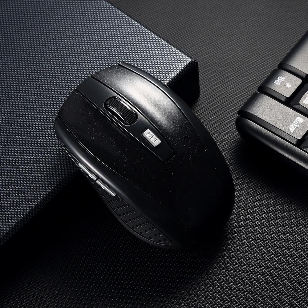 6 Buttons Wireless Mouse Optical 1200DPI USB Gaming Mouse Mice for Laptop Notebook with USB Receiver