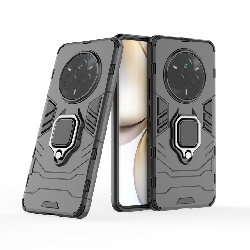 Funda armadura a prueba de golpes para Realme 14 Pro 5G Pro + Plus OPPO Realme 14X soporte magnético anillo soporte lente proteger Funda: Madera / Beige