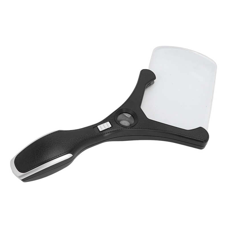 LED Page Magnifier Double Lens Lighted Magnifying Glass for Drawing