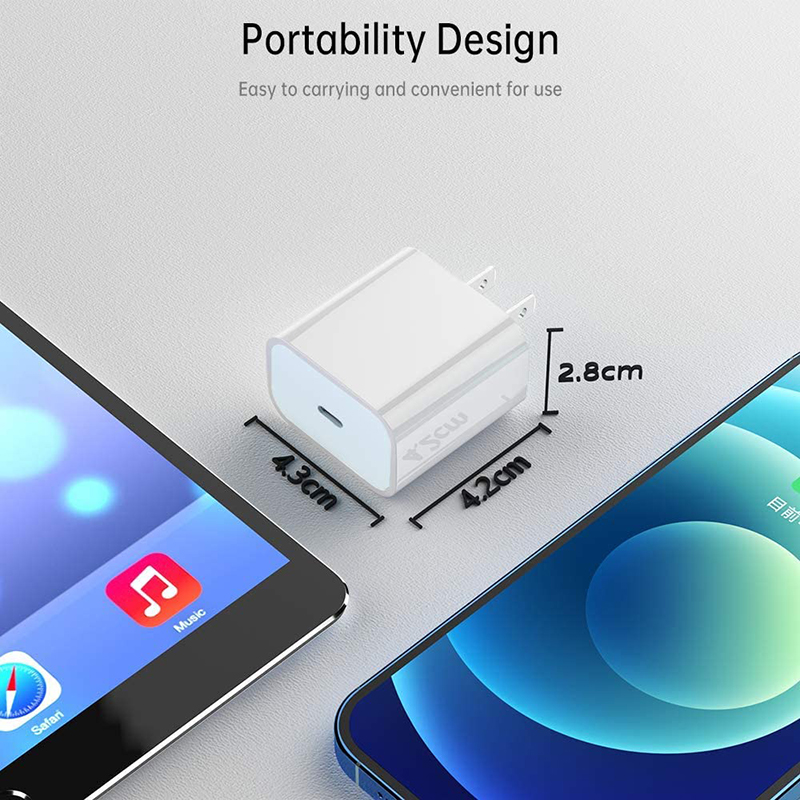 20W ładowarka USB typu C szybka ładowarka PD szybka ładowarka USB C dla iPhone13 12 11 dla Huawei Xiaomi Samsung telefony ładowarka