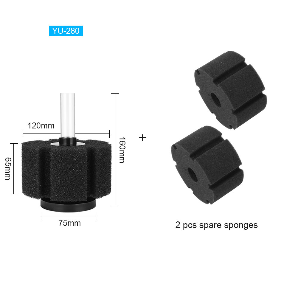 Fish Tank Filter Silent Water Fairy Biochemical Cotton Clean Filter Equipment Filter Cotton Fish Tank Filter Material: YU-280 Sponge 2