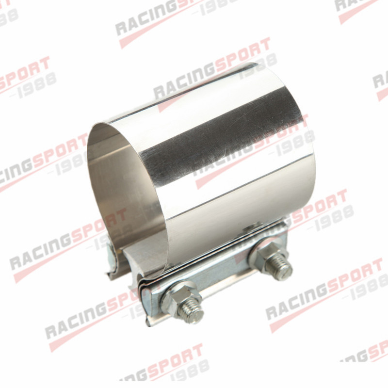 3.0" 76mm Stainless steel Exhaust Flat Band Clamp / Connection Clamps