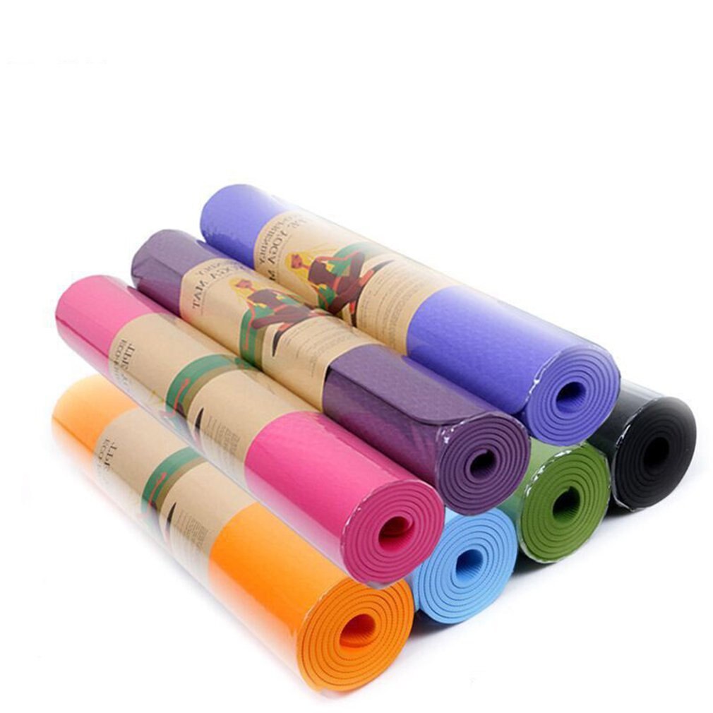 Yogamatte für anfänger, lange, rutschfeste sport- und fitnessmatten und geschmacksneutral