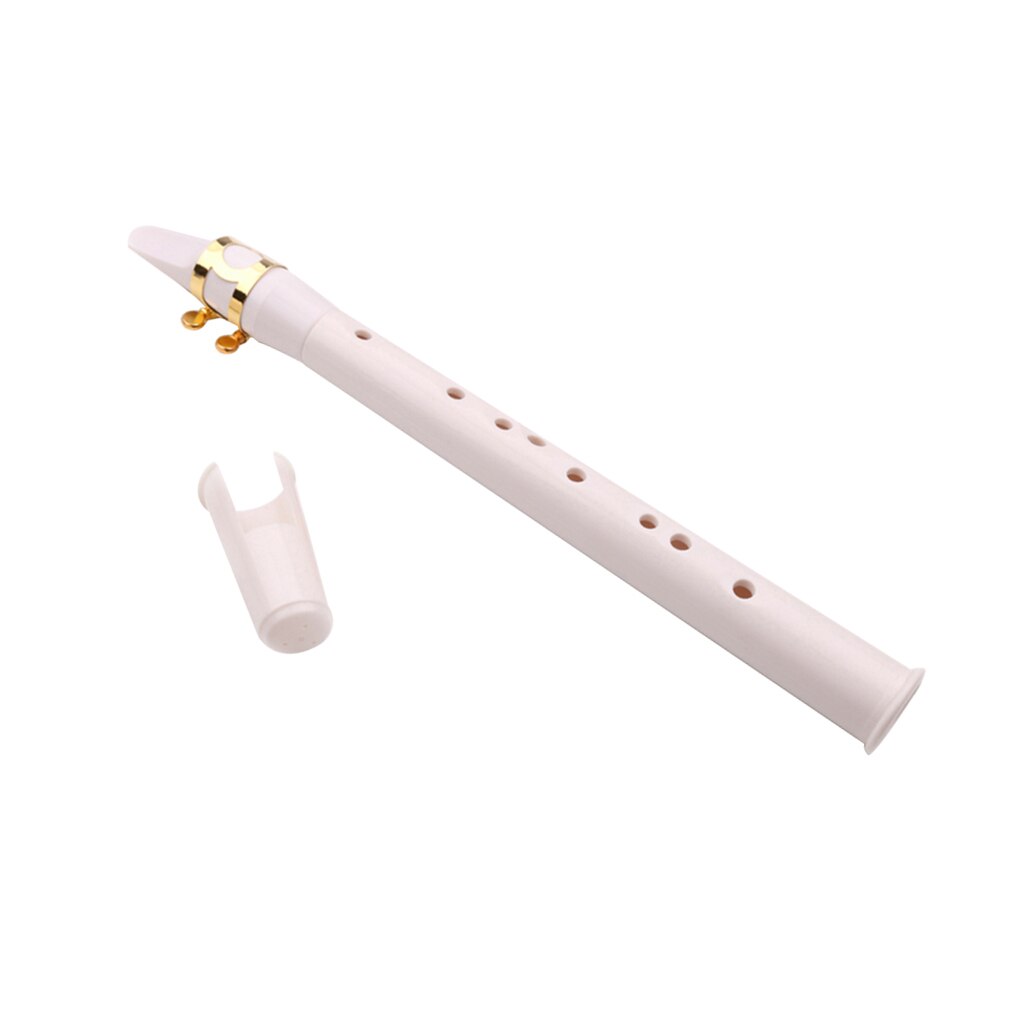 Saxofón Mini, instrumento Musical portátil, blanco
