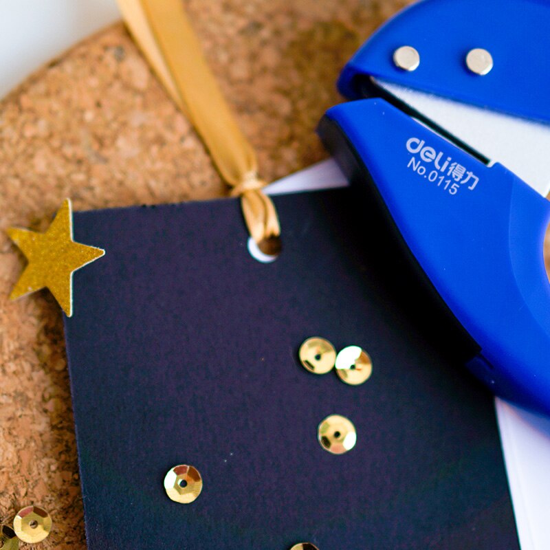 Perforator Stationery Manual Single Hole Punching Machine File Paper Punch Ticket Check Clamp Paper Cutter Punch Scrapbooking