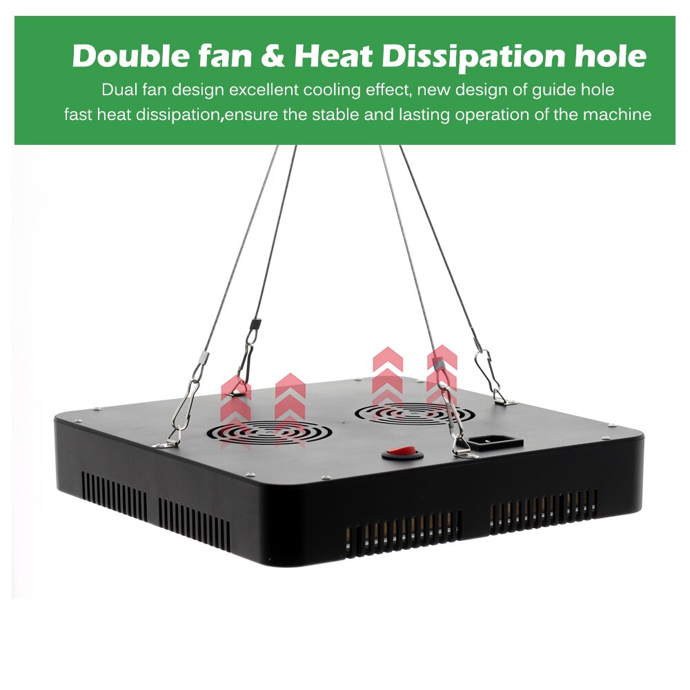 1000W Volledige Spectrum Led Grow Light Voor Greenhouse Planten Zaailingen AC85-265V Groeiende Phyto Lamp Voor Groenten Bloemen