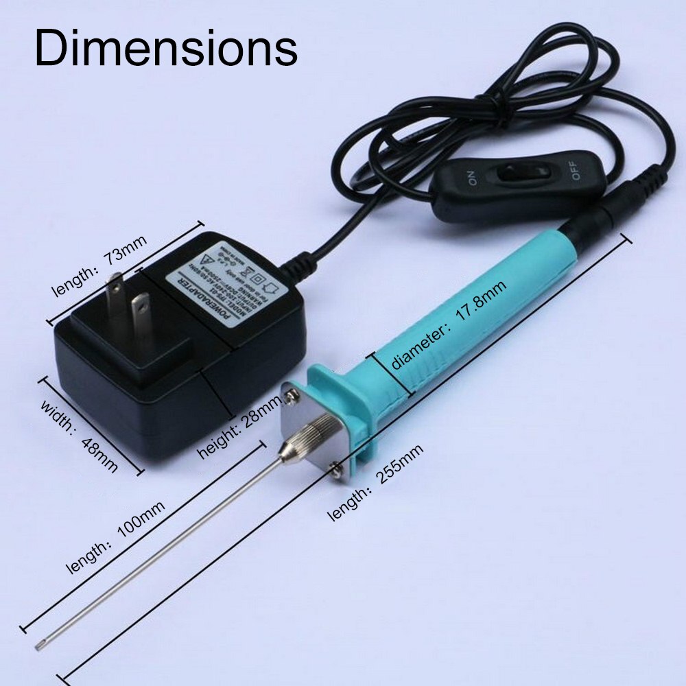 Máquina cortadora de espuma eléctrica portátil, cortador de espuma de poliestireno de 15W y 10CM, herramientas de corte de espuma de poliestireno, artesanía DIY