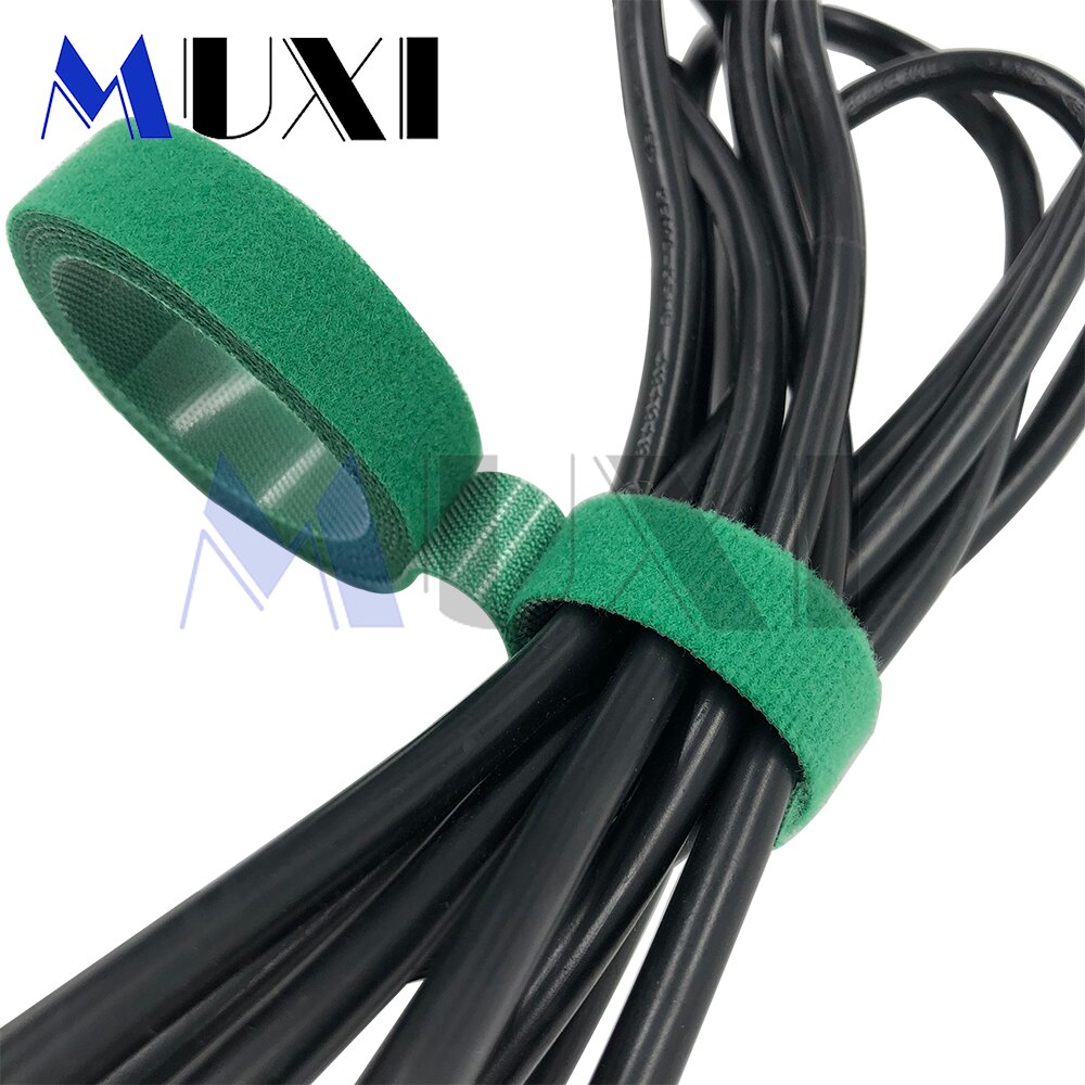 XInGO 1,5 m * 15mm Nylon Kabelbinder Energie Draht Schleife Band Multifunktions Nylon Riemen Verschluss Mehrweg Magische Band