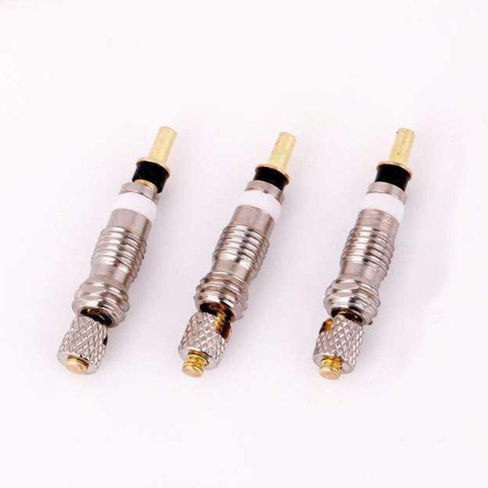 2/6/12PCS Presta Valve Brass Core W/ Optional Tool CNC-machined FV MTB Road Bike Tubes Repair Tire Service Parts