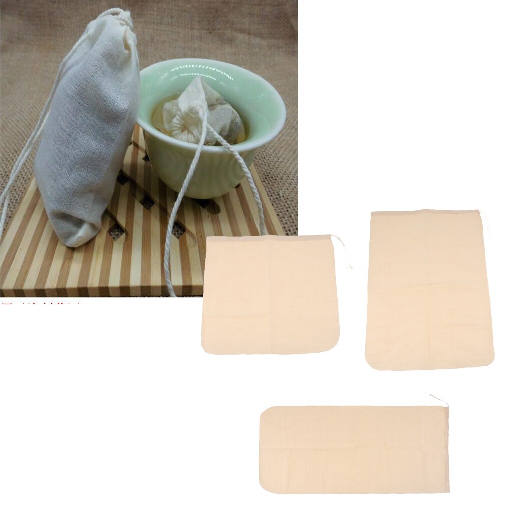 Milk Fine Cotton Strainer Bag Cheesecloth Juices Cheese Filter Mesh Cloth
