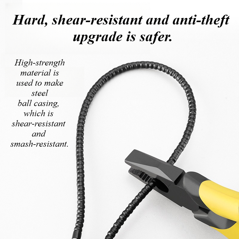 Portable Multifunctional Cable Lock Flexible Equipped with Keys Padlock Waterproof Alloy Steel Suitcase Lock Bicycle
