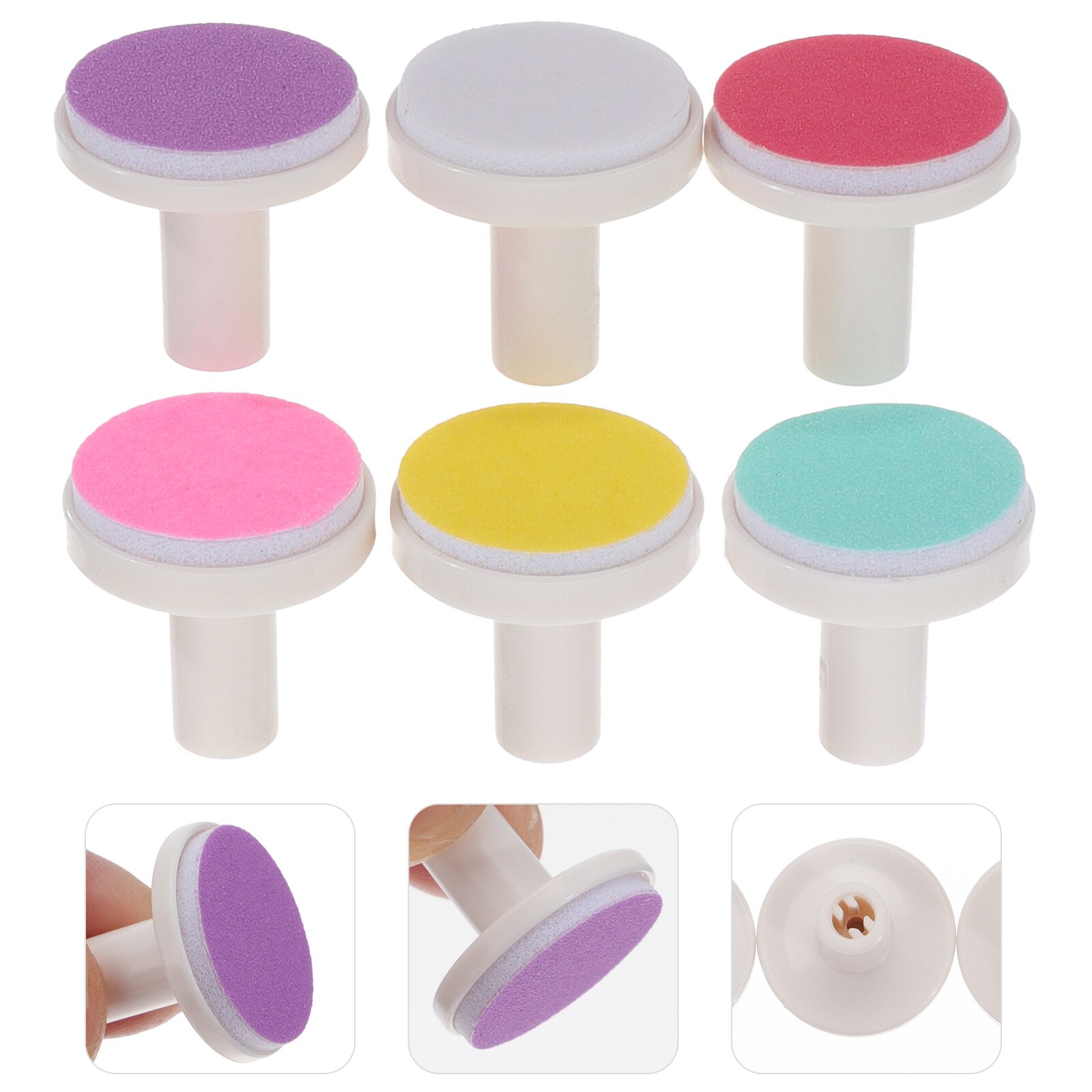 Tampons de lime à ongles électrique, 24 pièces, tampons de remplacement pour tondeuse à ongles électrique pour bébés en bas âge, manucure, polissage, éponge
