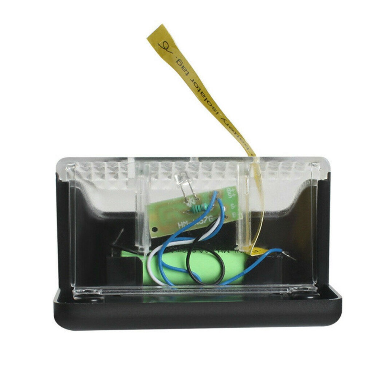 4Pcs/Set Solar Fence Post Lights Outdoor Yard Fence Security Wall Lamp Dark Sensing Waterproof Solar Light 8x4.5x4cm