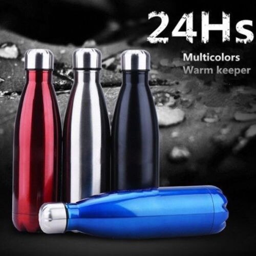 Solid P[ortable Thermos Cup Flask Vacuum Stainless Steel 500ml Coffee Tea Water Insulated