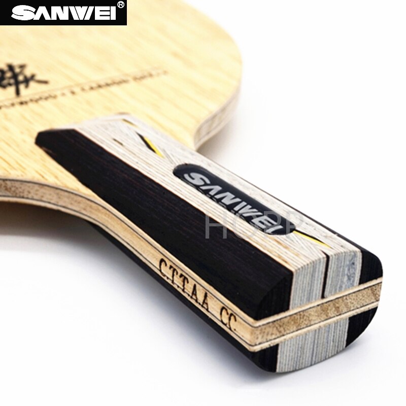 Sanwei Cc Tafeltennis Blade 5 Hout + 2 Carbon Off + + Training Zonder Doos Ping Pong Racket Bat Paddle tenis De Mesa