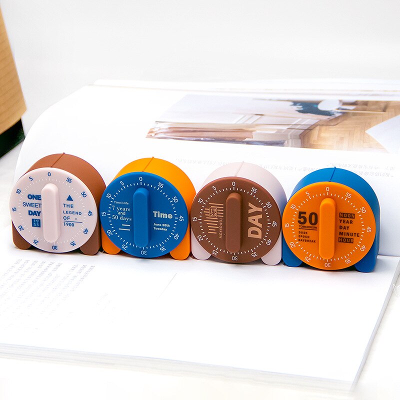 Kitchen Food Timer Reminder Alarm Clock For Cooking Tools Timer Accessories 60 minutes Cartoon Cooking Time Manager Stopwatch