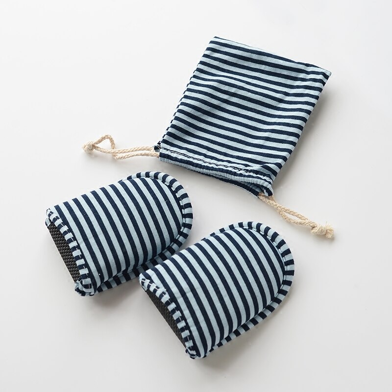 Men Striped Hotel Travel Spa Disposable Slippers Party Sanitary Home Guest Use Fluffy Closed Toe Women Slippers With Bag