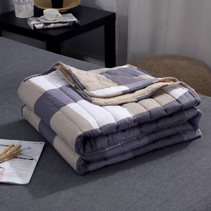 Plaid Moderne Gooi Deken Zomer Airconditioning Dunne Dekens Voor Bedden Kantoor Sofa Sprei