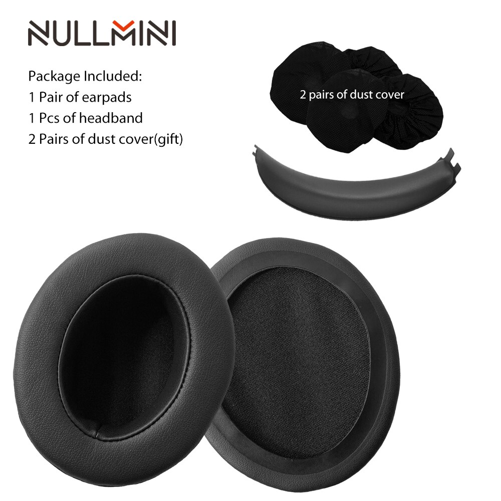 NullMini-almohadillas de repuesto para HyperX Cloud Flight, auriculares, diadema, manga de orejera: 1 and headband