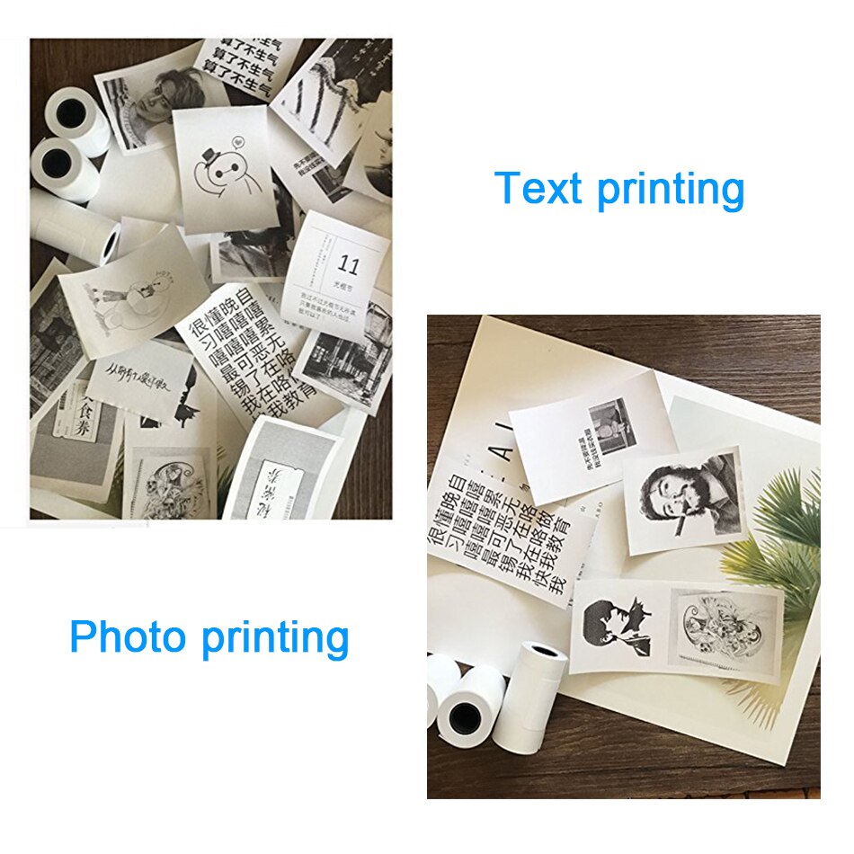 A6 peripage mini pocket printer draadloze bluetooth thermische labelprinter draagbare fotoprinter inktloze usb android ios telefoon