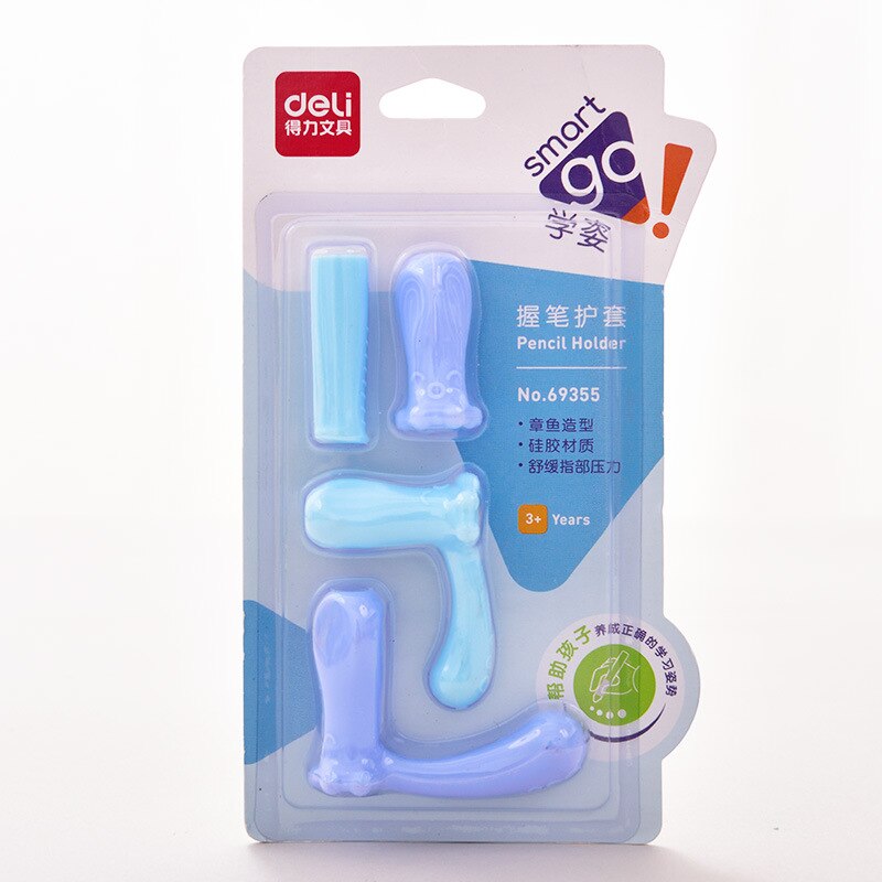 Delikatessen Bleistift Griff 4 stücke Niedliche Krake Silikon Bleistift Griffe Griffige freundlicher Schreiben Korrektor Kawaii Schule Liefert Material Escolar: 69355