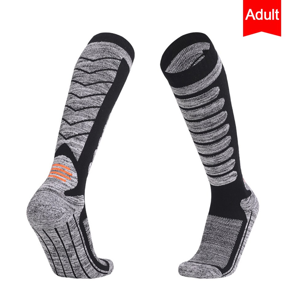 GOBYGO – chaussettes tubes longs pour Sports de plein air, chaussettes épaisses, qui gardent la chaleur, bas de serviette confortable, résistant à l&#39;usure, absorbe la sueur, unisexe: 01 / L(40-45)