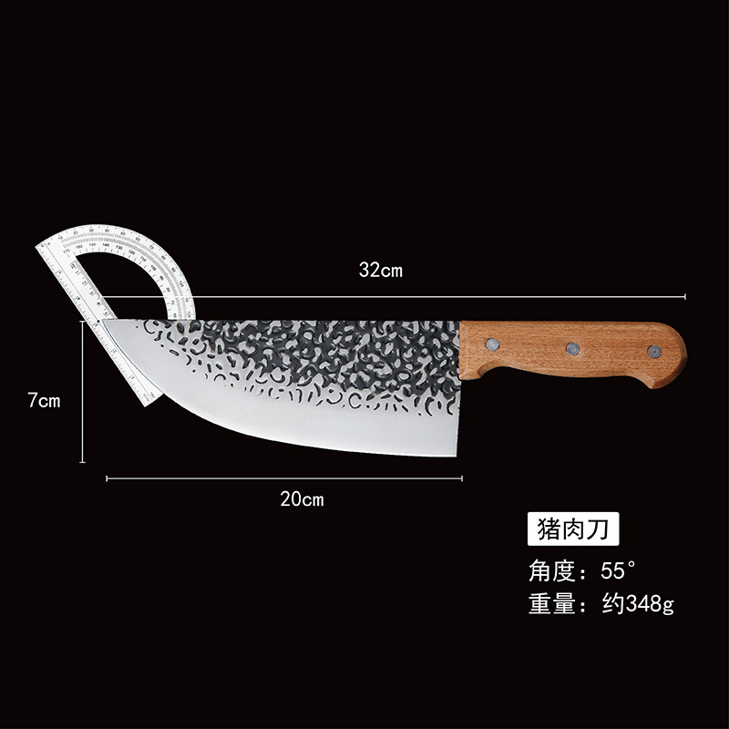 Damascus Chef Knife German High Carbon Stainless Steel Vegetable Meat Cooking Knife Super Sharp Butcher Knife Kitchen Knife: Butcher knife