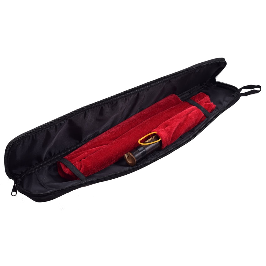 Cinese Bambù Verticale Flauto Xiao 8 Fori con Precisione sintonizzato Cromatica Dello Strumento di Musica G/F Chiave dong Xiao Tre Sezioni Flauta