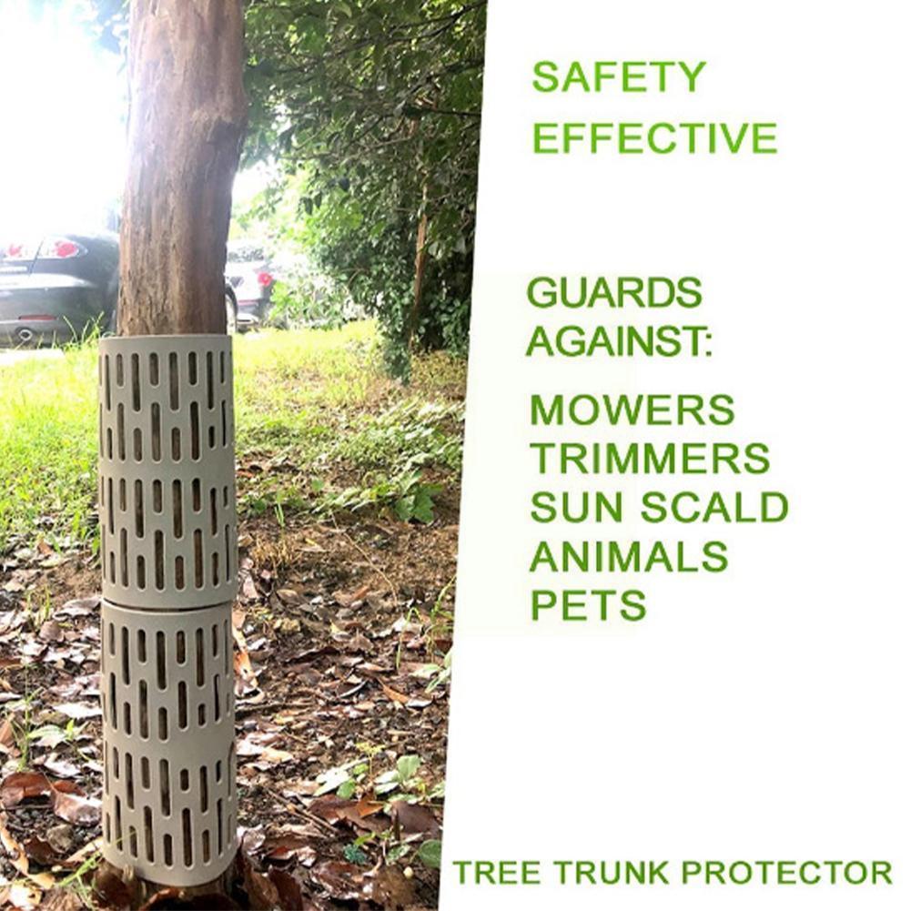 Tondeuse à gazon en plastique pour rongeur, protecteur de tronc d&#39;arbre, prévention des dommages, couverture d&#39;écorce W9y3