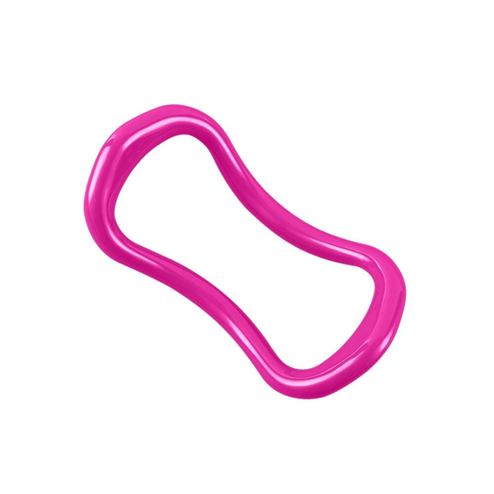 Fitness ejercicio Circulo de Yoga anillo Pilates entrenamiento piel brazo pecho cintura formación resistencia al estiramiento entrenador de gimnasio en casa equipo: Rojo