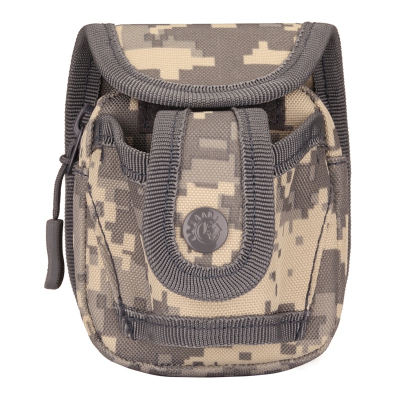 Bolsa de tirachinas para deportes al aire libre, paquete de bolas de acero, parte trasera de nailon a través del cinturón, duradera sin deformación para caza: Verde claro