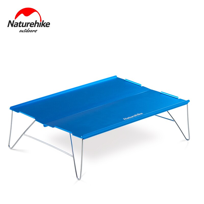 Naturehike udendørs holdbart letvægts sammenfoldeligt campingbord aluminiumslegering rustfrit stål skrivebord bærbart tebord
