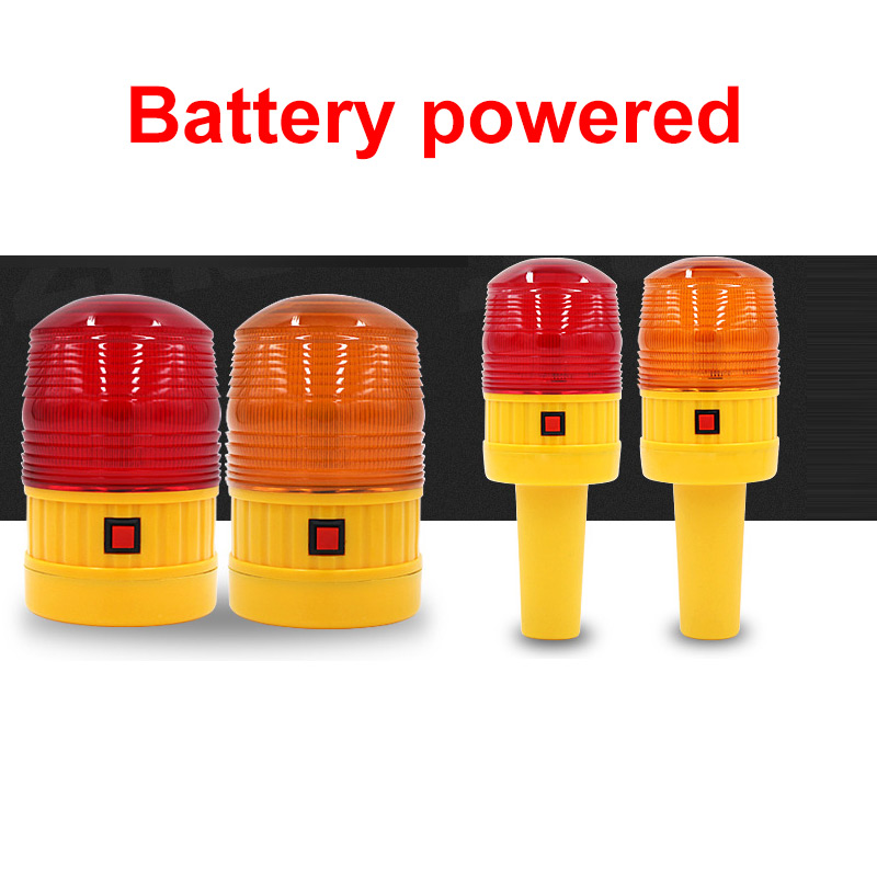 Led alarm licht strobe rood geel mini verkeer waarschuwing licht batterij waarschuwing kegels veiligheid flare knipperende