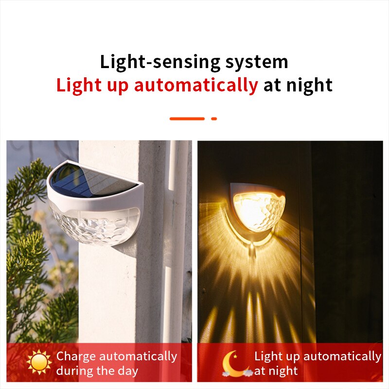 Solar Led Light Outdoor Wandlamp Tuin Lignts Waterdichte Trap Solar Lamp Binnenplaats Tuin Decor Voor Thuis Balkon Patio