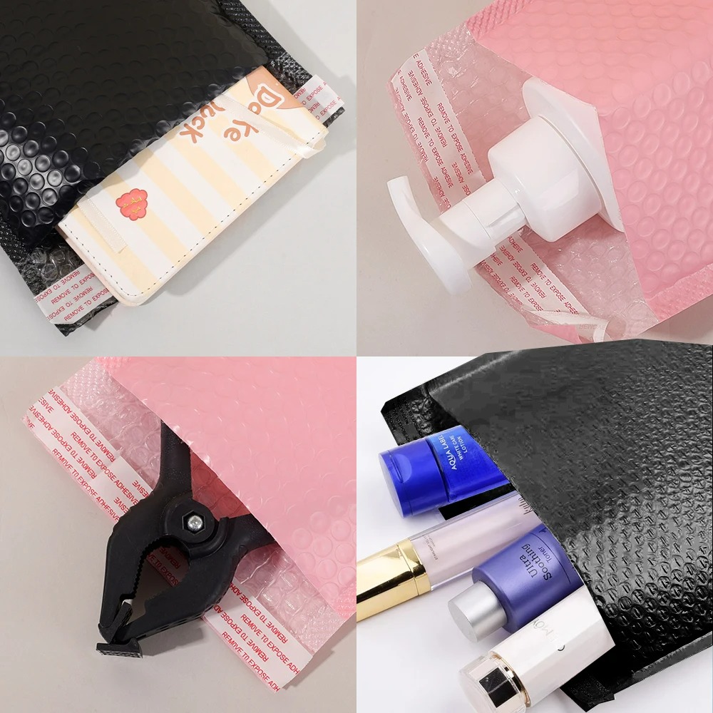 20Pcs/Lot Bubble Mailer Self Seal Bag Padded Plastic Envelopes Self-Lock Envelope Bags for Business Mailing Packaging
