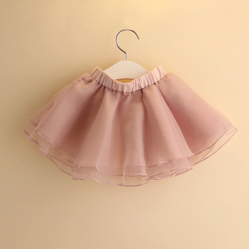 Baby jente tutu skjørt søte barn prinsesse tyll skjørt sommer barn fest sløyfe-knute mesh skjørt jenter danse ballett pettisksirt
