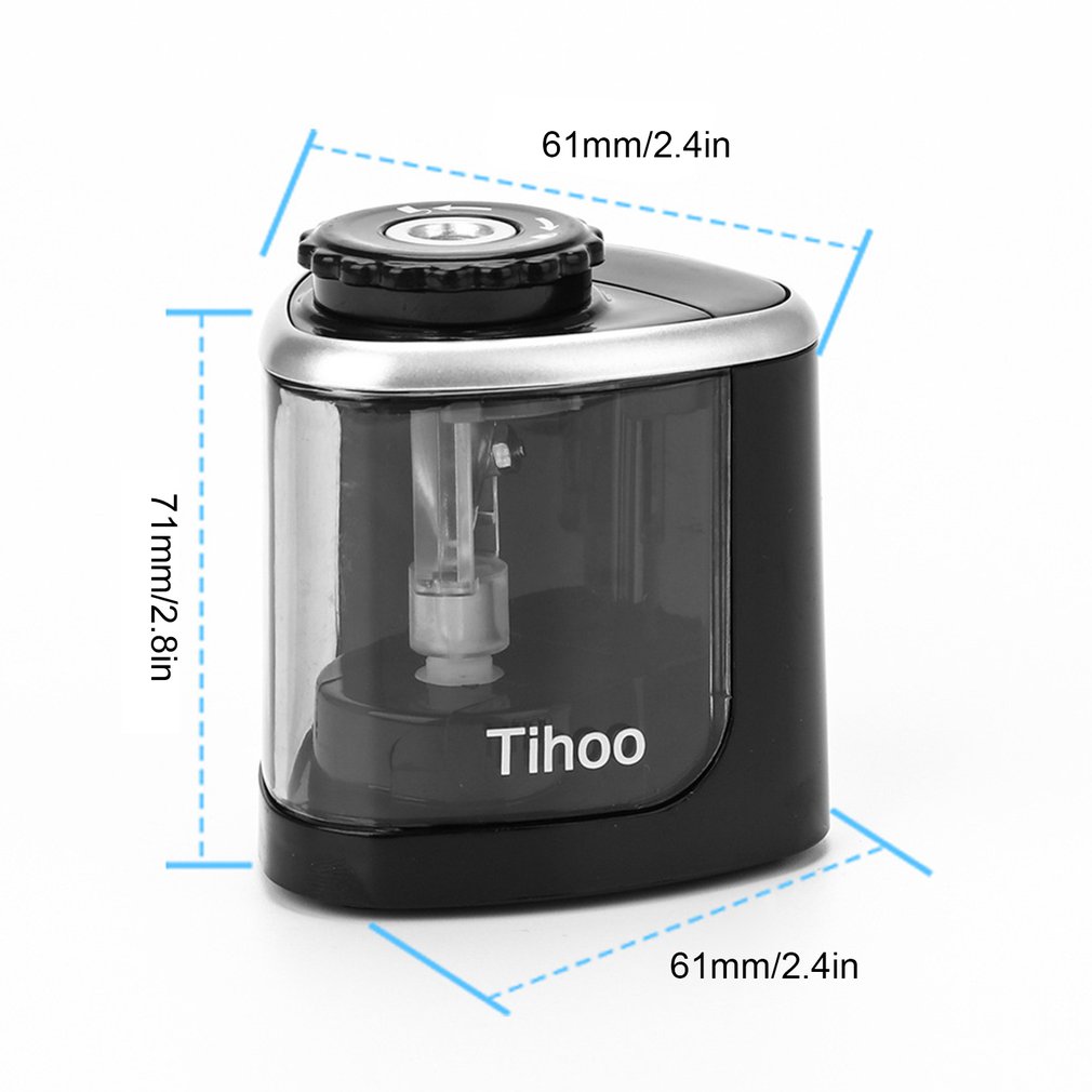 Sacapuntas eléctrico con Interruptor táctil, sacapuntas de 6-8mm, para la escuela, la Oficina y el hogar, papelería
