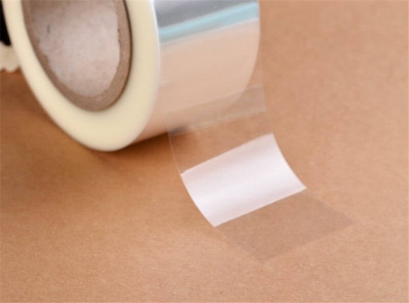 6cm/8cm bredde myk 200m ruller gjennomsiktig mousse kake rundt kant innpakningstape plast sidemembran gjør-det-selv kakeverktøy