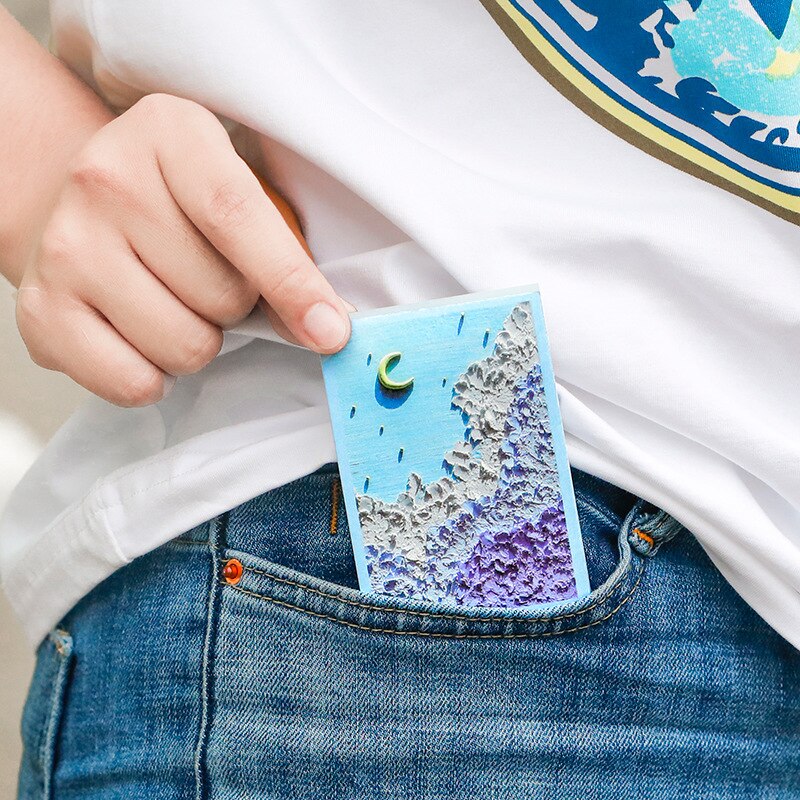 Olie Pastel Sticky Notes Gastenboek Note Notebook Zelfklevende Briefjes Student Briefpapier Schoolbenodigdheden Terug Naar School Memo Pad