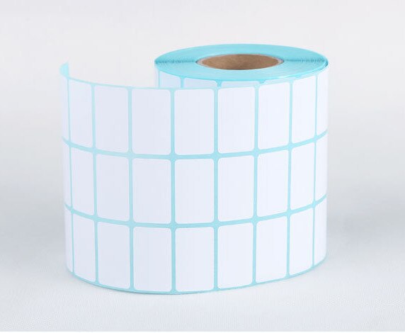 Blank White Self Adhesive Stickers Printer Label Rolls Thermal label