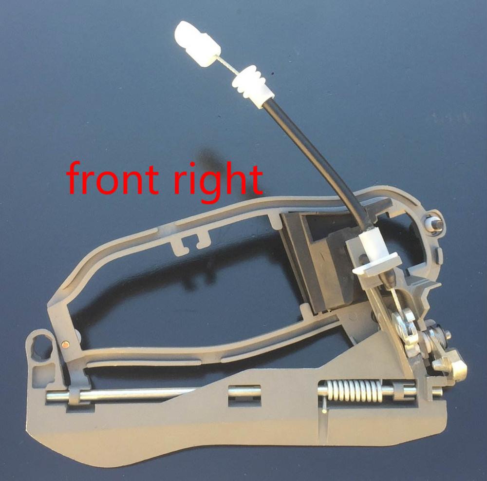 Dla BMW X5 E53 klamka robić drzwi wewnętrzna poza tył przód lewy prawy przewoźnik 51218243615 51218243616 51228243635 51228243636: z przodu dobrze