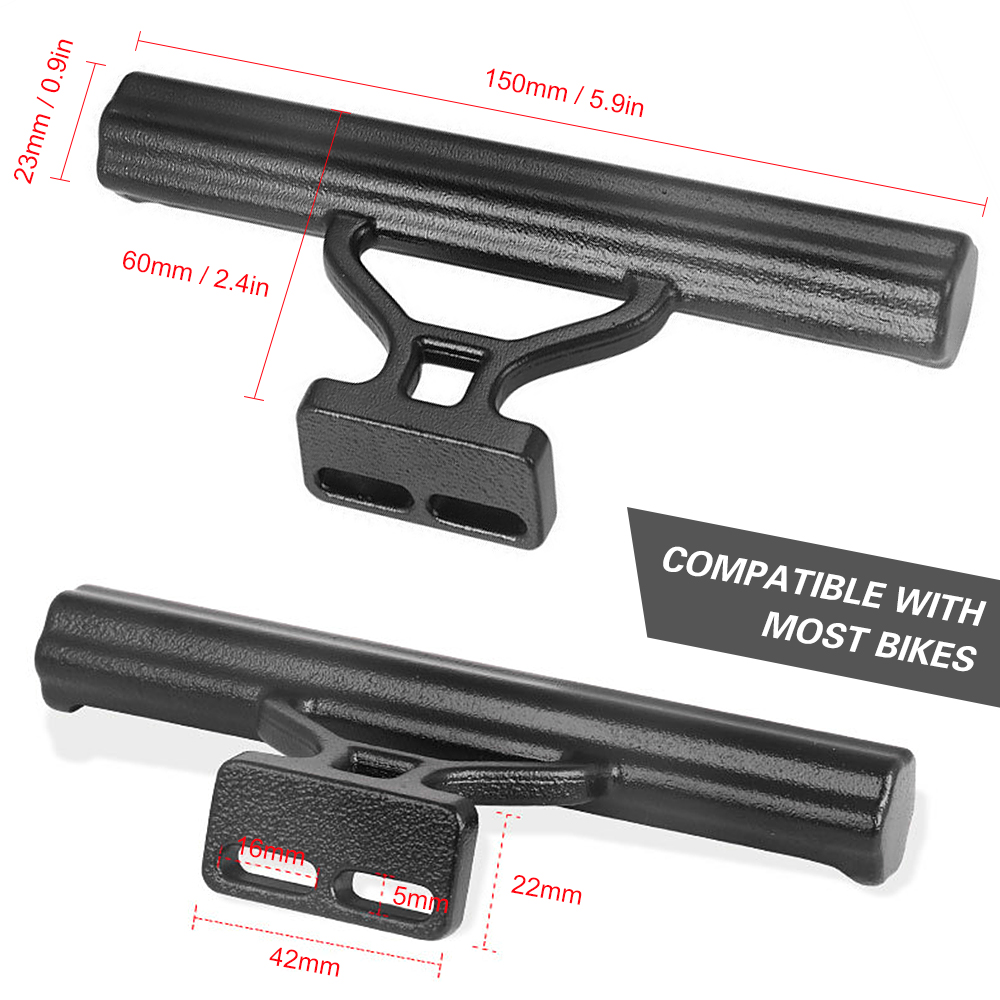 Fahrrad Halterung Fahrrad Lenker Extender Aluminium Legierung Fahrrad Lenker Verlängerung Halterung