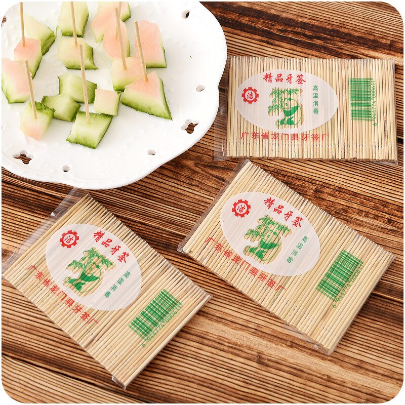 Voor Thuis Milieubescherming Hotels, Huishouden Tandenstokers (100 Zakken Per Verpakking) Wegwerp Levert