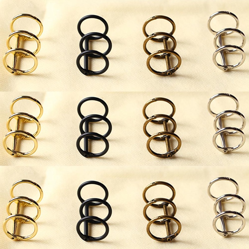 Clip de carpeta de Metal en espiral A5 A6, pinza para carpeta de archivos de acero inoxidable, Clip de carpeta de anillas, Clip de hierro