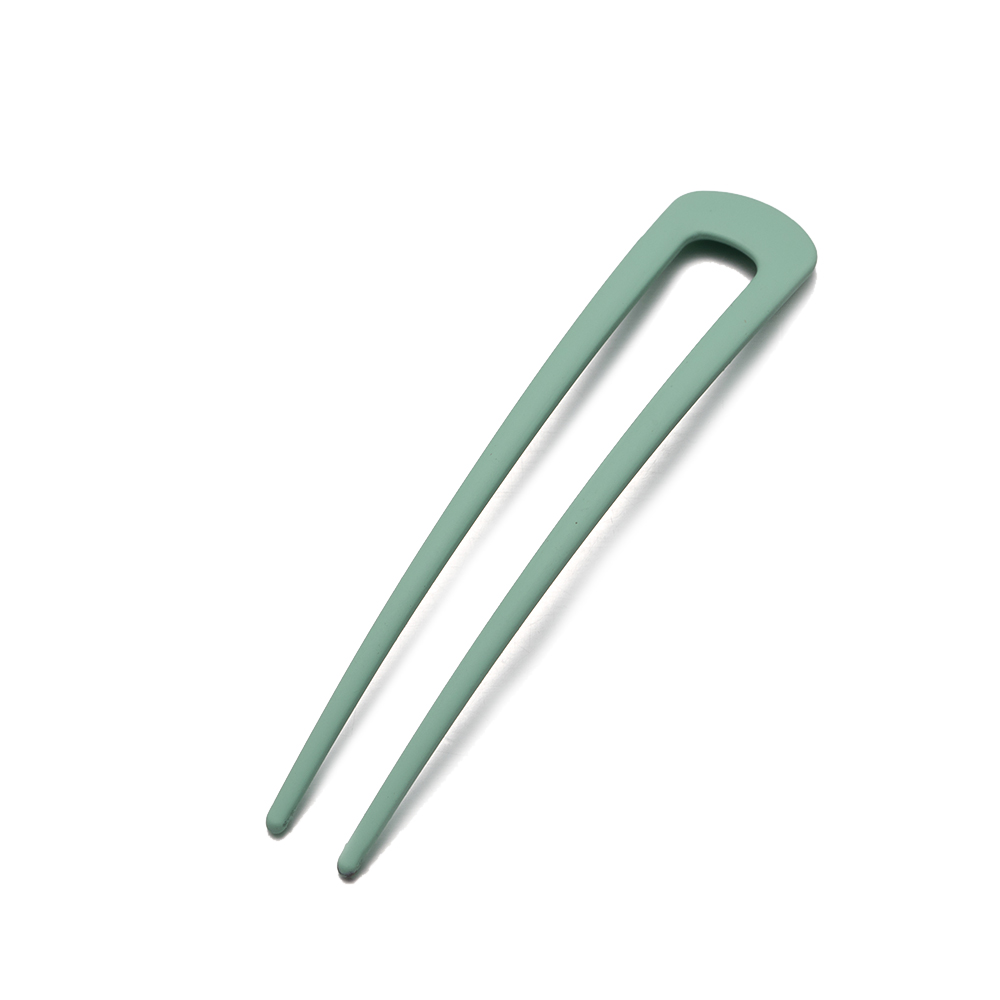 1Pcs 10cm Metal U Shaped Hairpin Hair Stick Pins For Women Girls Hairstyles Holder Simple Jewellery Accessories Supplies Crafts: Rhodium Plated