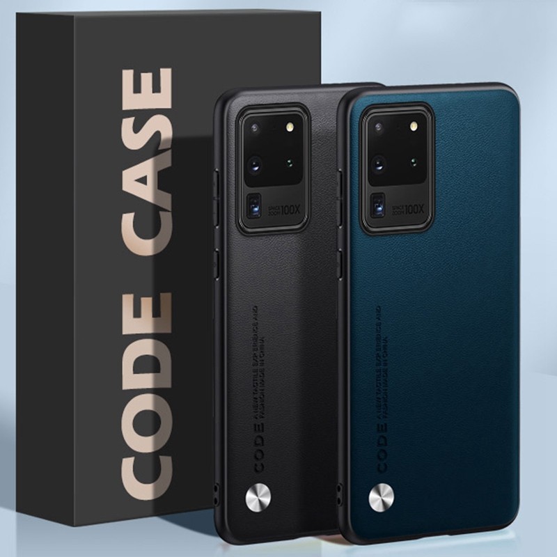 Étui de luxe en cuir PU pour Samsung Galaxy S20 Ultra S20 Plus S20 FE 5G, Coque arrière mate en Silicone TPU, Coque de Protection pour téléphone