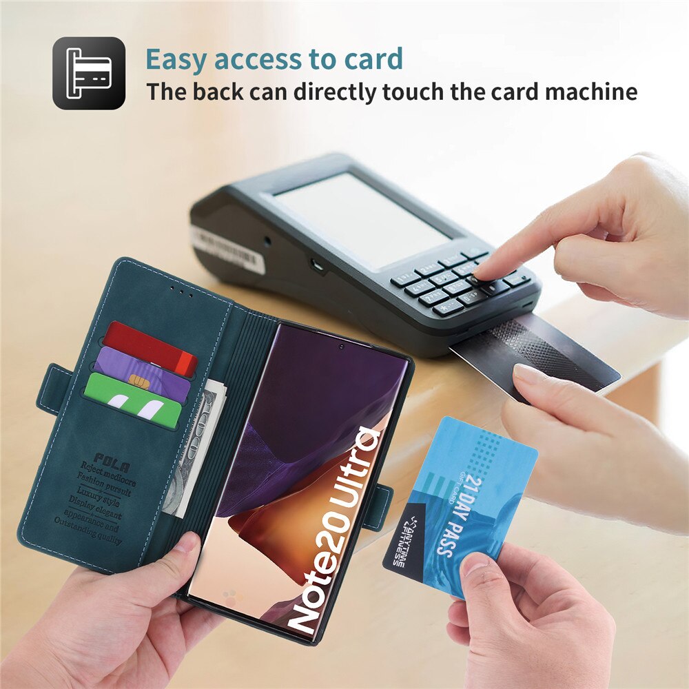 Luksusowe skórzane etui do Samsung Galaxy Note 20 Ultra 10 9 Plus + Note20ultra magnetyczne klapki portfel karty torby na telefony pokrywa Coque
