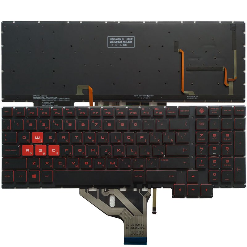 Russische Laptop Toetsenbord Voor Hp Omen 15-CE 15-CE000 15-CE026TX 15-CE005TX 15-CE006TX 15-CE001TX 15-CE002TX Met Backlit 15.6&quot;